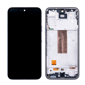 Дисплей для телефона Samsung A546E (A54 5G) модуль Черный - Оригинал