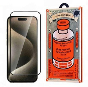 Защитное стекло iPhone 16 Remax GL-83 черное