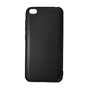 Силиконовый чехол Xiaomi Redmi Go матовый черный