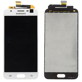 Дисплей для телефона Samsung G570F Galaxy J5 Prime в сборе с тачскрином Белый