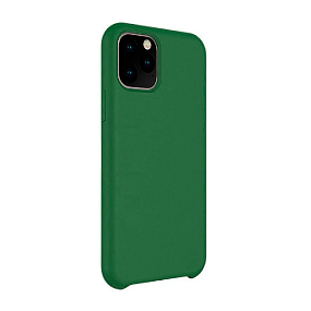Кейс iPhone 11 Silicone Case без логотипа темно-зеленый