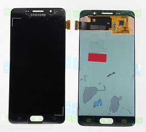 Дисплей для телефона Samsung A510F/A5 (2016) в сборе с тачскрином Черный - Оригинал