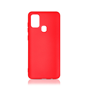 Силиконовый чехол для Samsung M215 Galaxy M21/M30s DF sOriginal-11 красный