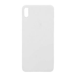 Задняя крышка iPhone Xs Max (стекло) Серебро