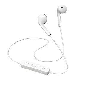 Bluetooth наушники Borofone BE22 Freerun внутриканальные белые(УЦЕНКА)не товарный вид