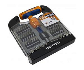 Отвертки  с насадками 48 предметов Dexter