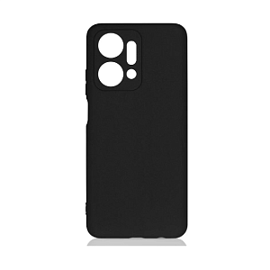 Силиконовый чехол Honor X7A с визитницей черный