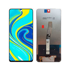 Дисплей для телефона Xiaomi Redmi Note 9S/Note 9 Pro в сборе с тачскрином Черный
