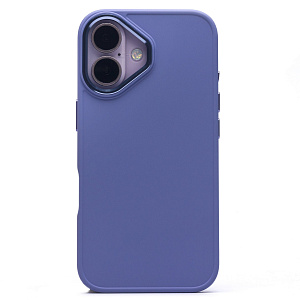 Кейс iPhone 16 силикон SC311 светло-фиолетовый