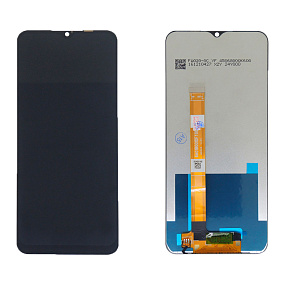 Дисплей для телефона OPPO A15/A15s (CPH2185/CPH2179) в сборе с тачскрином Черный