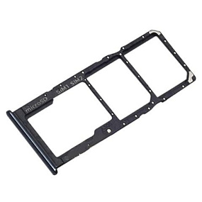 Контейнер SIM Samsung A307F (A30s) Черный