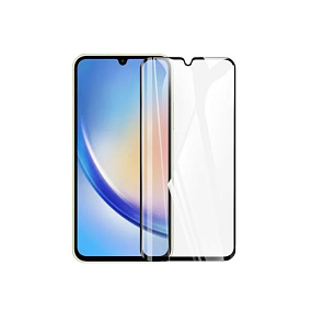 Защитное стекло Huawei Honor X6b 2,5D черное*