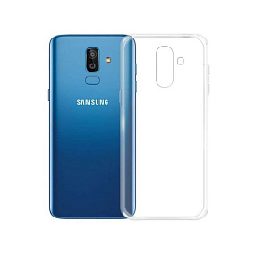 Силиконовый чехол для Samsung J810 Galaxy J8 (2018) прозрачный