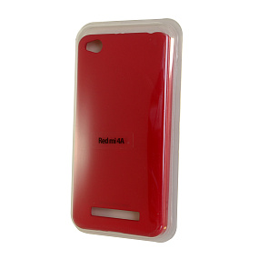 Силиконовый чехол Xiaomi Redmi 4A Jelly матовый красный