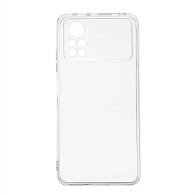 Силиконовый чехол Xiaomi Poco X4 Pro 5G прозрачный