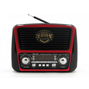 Радиоприемник GOLON RX-435BT черно-красный