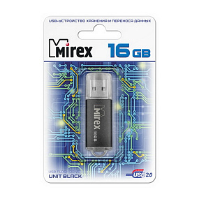 16Gb Mirex Unit черная 2.0