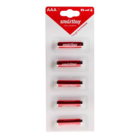 Батарейка ААА SmartBuy LR3 5BL 5/60/600 1шт