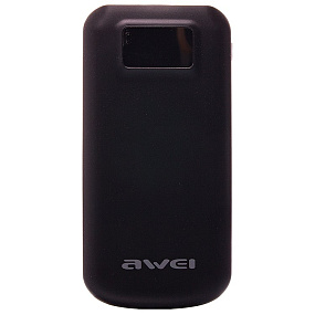 Портативное зарядное устройство Awei P50K 10000mAh LCD черный