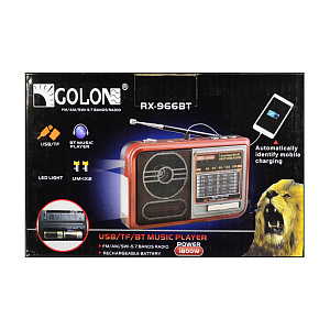 Радиоприемник GOLON RX-977BT черный