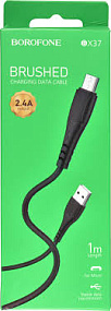 Дата кабель micro USB - USB Borofone BX37 2.4A 1м черный