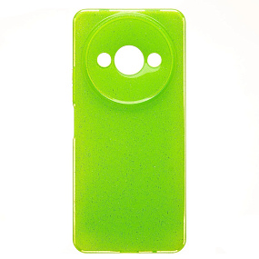 Силиконовый чехол Xiaomi Redmi A3/A3X/Poco C61 SC328 светло-зеленый