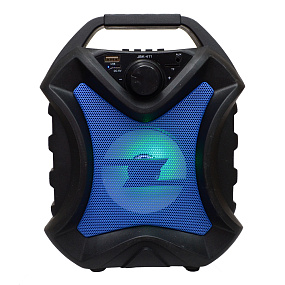 Колонка JBK-411 (Bluetooth/MicroSD/USB/FM/AUX) 5W синяя
