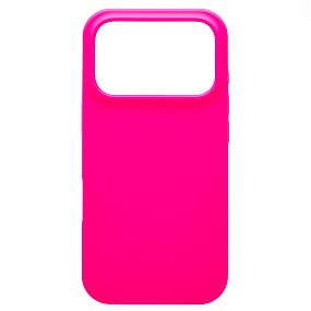 Кейс iPhone 17 Pro/18 Pro Silicone Case без логотипа фуксия