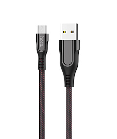 Дата кабель Type-C - USB Hoco U54 1м черный