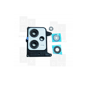 Стекло камеры Xiaomi Redmi Note 12 5G (22111317I) в сборе с рамкой Черный