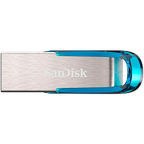 128Gb SanDisk Ultra Flair CZ73 3.0 голубой
