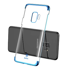 Силиконовый чехол для Samsung G960 Galaxy S9 Baseus Glaze синий GC03