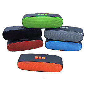 Колонка Model-H966 (Bluetooth/MicroSD/USB/FM/AUX) синяя