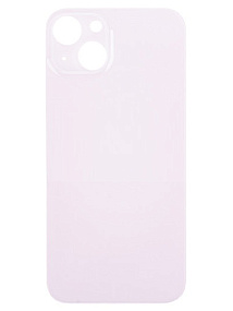 Задняя крышка iPhone 13 (стекло) розовый - Премиум