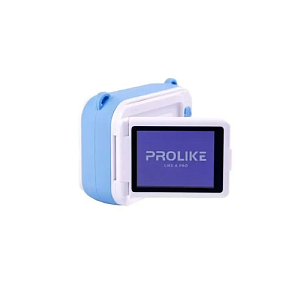 Детский фотоаппарат моментальной печати голубой
