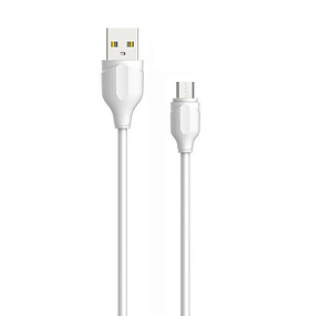 Дата кабель micro USB - USB LDNIO LS371 1м белый