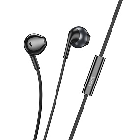 Наушники Hoco M115 Type-C внутриканальные с микрофоном черные 
