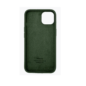 Кейс iPhone 13 Silicone Case без логотипа темно-зеленый
