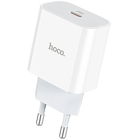 СЗУ-Type-C Hoco C76A Plus 1 выход 20W 3А белый