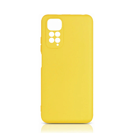 Силиконовый чехол Xiaomi Redmi Note 11 4G/11s DF желтый