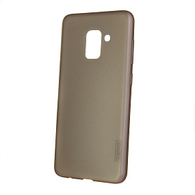 Силиконовый чехол для Samsung A530 Galaxy A8 (2018) X-Level Guardian матовый золото