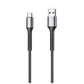 Дата кабель Type-C - USB VFan X22 3A 1м черный