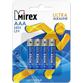 Батарейка ААА Mirex LR3 4BL 4/48/960 1шт