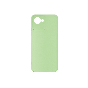 Силиконовый чехол Realme C30s DF светло-зеленый