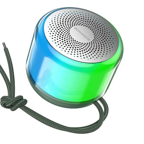 Колонка Borofone BR28 (Bluetooth/MicroSD/USB/FM/AUX) 5W темно-зеленая