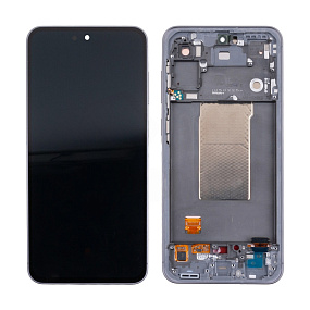 Дисплей для телефона Samsung A566B (A56 5G) модуль Черный - Оригинал (SP)