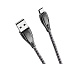 Дата кабель micro USB - USB Hoco U56 1м 2,4А серый