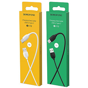 Дата кабель Type-C - USB Borofone BX19 Benefit 3A 1м черный