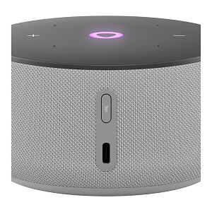 Умная колонка Яндекс Станция Мини 3 с часами 12W серая
