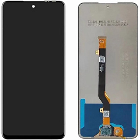 Дисплей для телефона Tecno Spark 20 Pro (KJ6) в сборе с тачскрином Черный - Оригинал